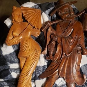 Wooden oriental decor